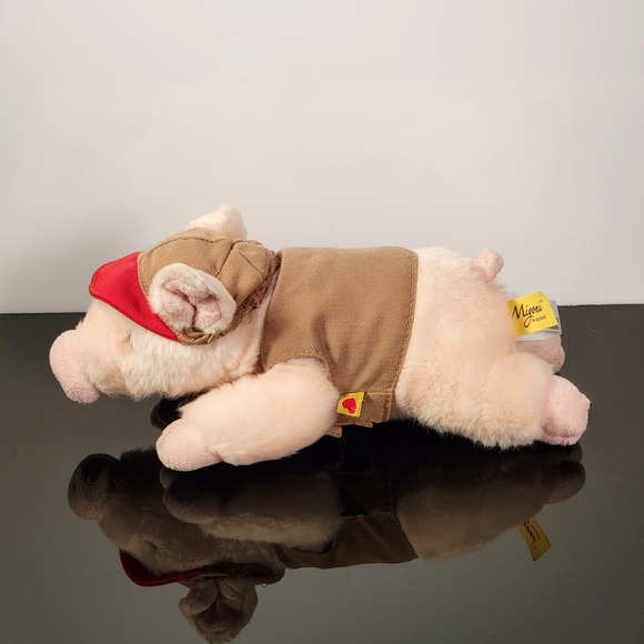 Miyoni Pink Piglet by‎ Aurora w Build A Bear Jacket & Matching Hat Plush Pig 9" - Picture 2 of 9